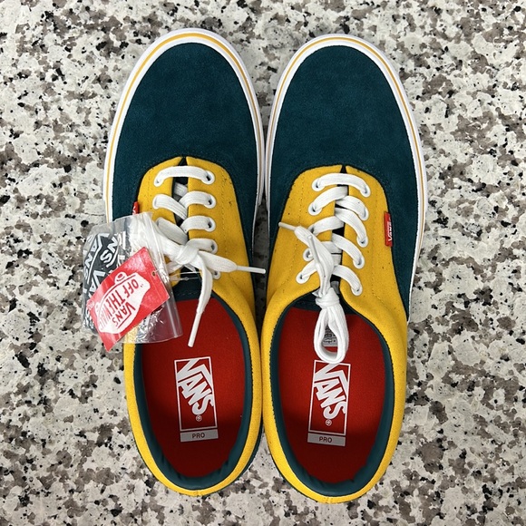 VANS Men’s Era Pro Prime Atlantic Gold Suede Sneaker (size 13) - Picture 7 of 7
